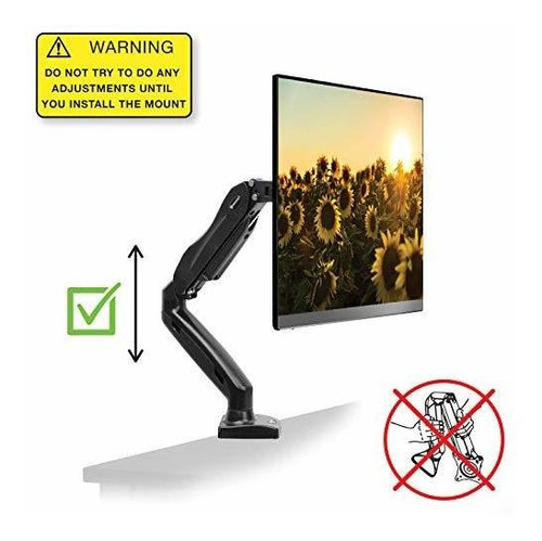 Imagen 6 de 6 de Brazo Monitor Lcd Movimiento Completo Soporte Escritorio