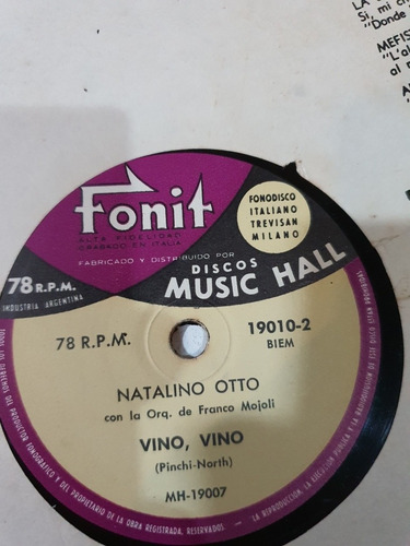 Disco De Pasta-lote De 5 Discos-los Temas En Las Fotos-090 (Usado)