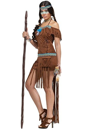 Fun World Medicine Woman, Brown, 10-14 Traje Medio /grande