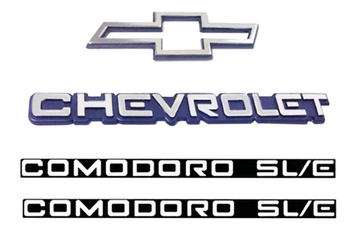 Emb Chevrolet Gravata Plaqueta Comodoro Sl/e 91/92 