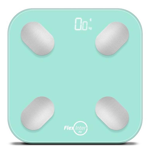 Balanca digital smart corporal bioimpedancia app verde FlexInter