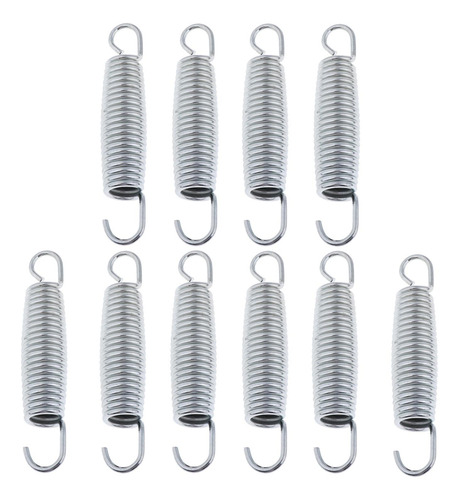 10x Muelles De Trampolín Sólidos Accesorios De El 11.6cm