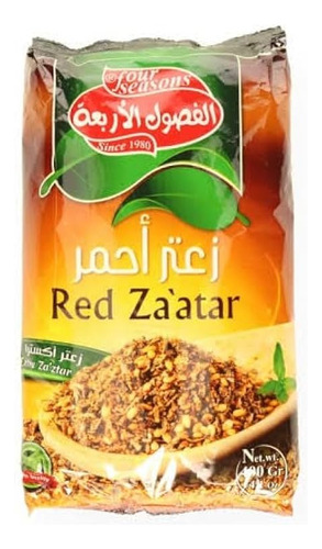 Condimento Árabe Zattar Rojo Zatar Zaatar Red 400g Four Seas