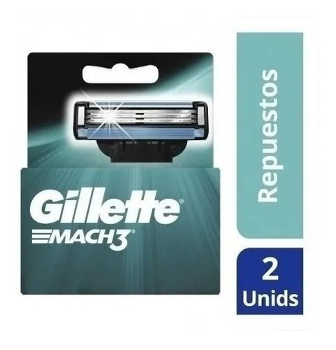 Repuestos Para Afeitar Gillette Mach3 2pzs 30 Afeitadas