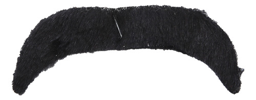 Set De Peluca Con Barba Falsa Y Bigote De Pirata Negro