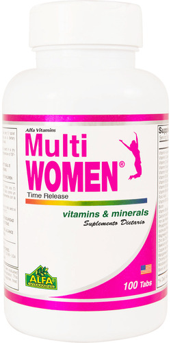 Alfa Vitamins Multi-women X 100 Tabletas