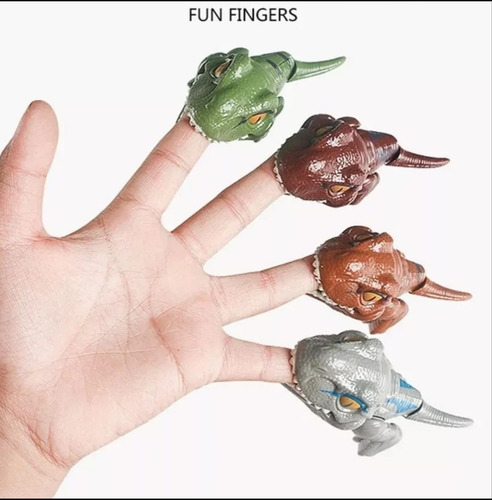 Imagen 2 de 10 de Super Pack 4 Huevos De Juguete Con Dinosaurios Mordelones