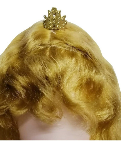 Peluca De Princesa Aurora La Bella Durmiente Para Niña
