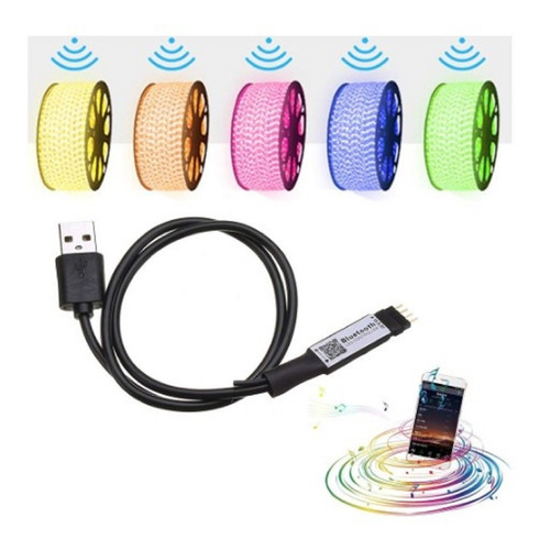 Inteligente Rgb Bluetooth Usb 5v Led Remoto Controlador 5050