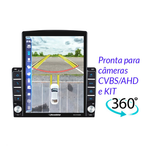 Multimídia Roadstar Rs9700br Android Carplay 4/64 Gb 9.7 Pol
