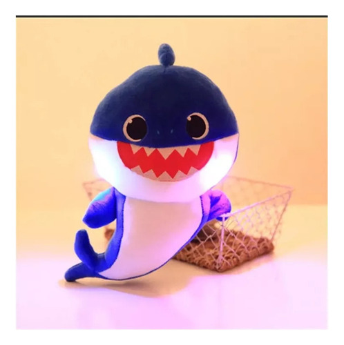 Wang 3 Baby Shark Plush 35cm Com Som Vai Brilhar 2024