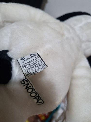 Snoopy Peluche Applause 40cm Blanco (Usado)