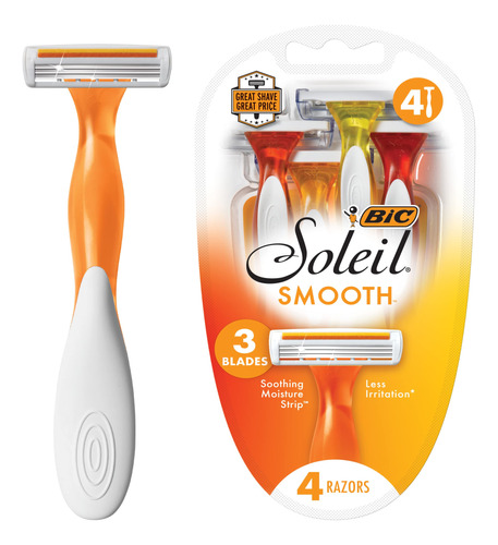 Bic Soleil Smooth - Maquinillas De Afeitar Desechables Para 