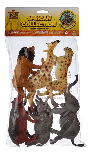 Bolsa Polietileno Con Animales Africanos Wild Republic, 6