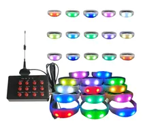 Comprar 100 Pulseras Led Luminosas Con Control Remoto De 12 Botones