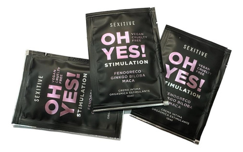 Crema Intima Oh Yes Simulation Sachet X 3 Sexitive