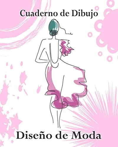 comprar Cuaderno De Dibujo, Diseño De Moda: Libro De Bocetos Para 