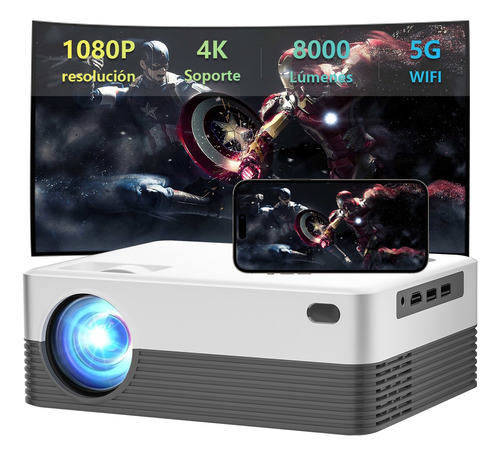 Proyector Profesional 4k Android Wifi Full Hd 1080p 8000 Lm