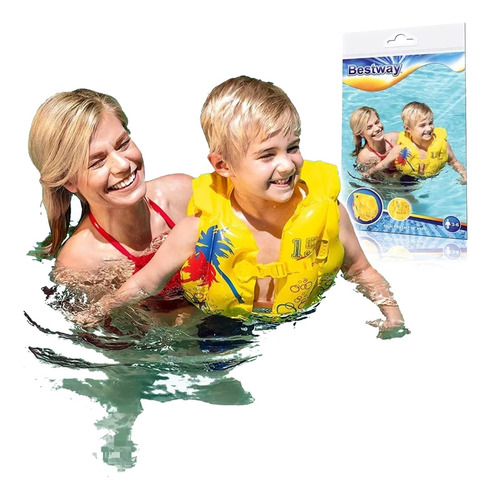 Chaleco Salvavidas Tropical Inflable Bestway 32069 Cuota