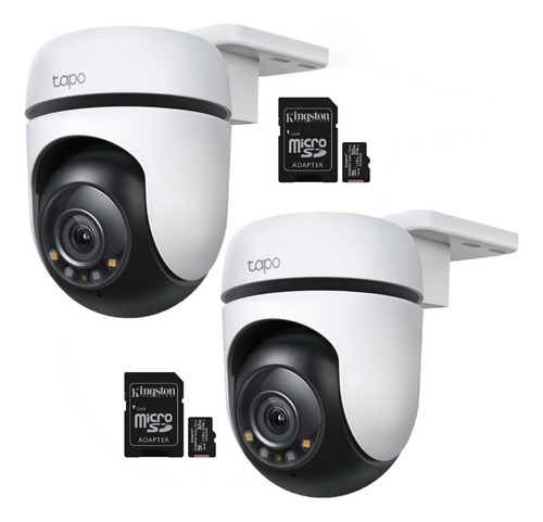 2x Camara Tp-link Tapo C510w Qhd + Memoria Kingston 32gb