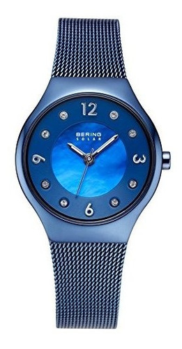 Bering Time Women Solar Collection Reloj Con Corre