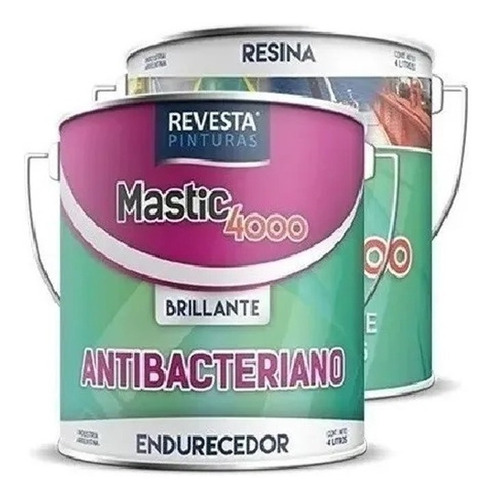 Revesta 400 Epoxi Autoimprimante Antibacterial Hs - 1 L