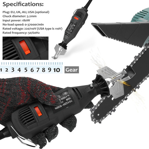 Correntes De Motosserra Portátil Mini Tool Para Retificadora