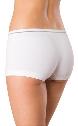 Bombacha Boxer Mini Short Lupo Lycra Sin Costura 41800