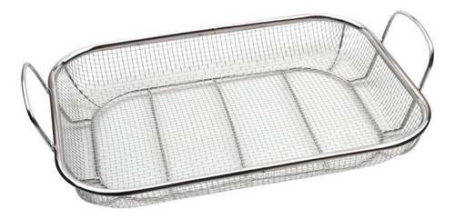 Cesta Para Asar Barbacoa De Malla De Acero Inoxidable Con As