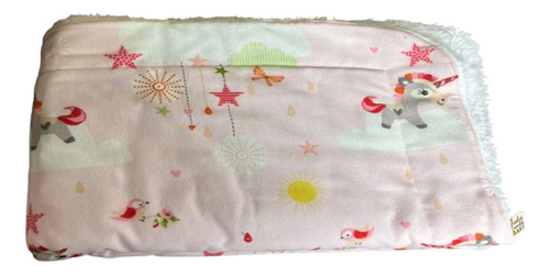 Manta Bebe Infantil + Almohada Cobija Suave Bebe Diseños