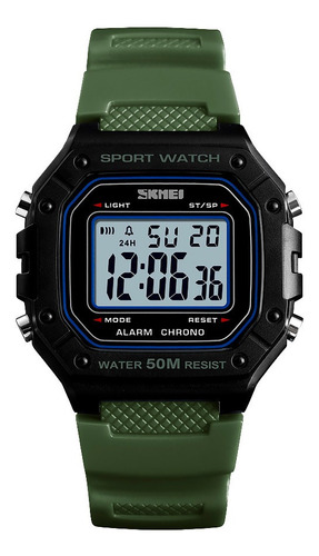 Reloj Hombre Skmei 1496 Sumergible Digital Alarma Cronometro