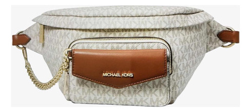 Riñonera Michael Kors Maisie,vainilla Camel,100% Original