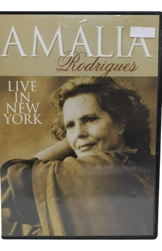 Amália Rodrigues  Live In New York, Dvd. La Cueva Musical 