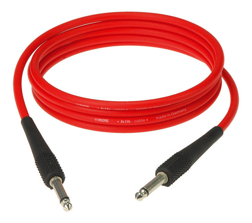 Cable Para Instrumentos Klotz Kik6.0pprt Rojo De 6 M.