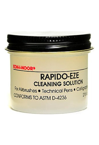 Ko-i-noor Rapido-eze Pen Cleaner 2 Oz Jar [pack 6]