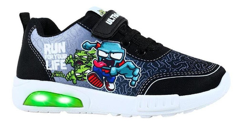 Footy Zapatillas Kids - Zix0785 Zombies Inf Luz Al Pisar