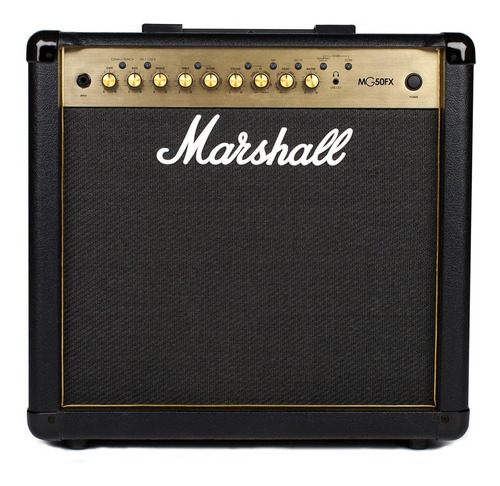 Amplificador Combo Guitarra Marshall Mg50gfx 110v Cor Preto