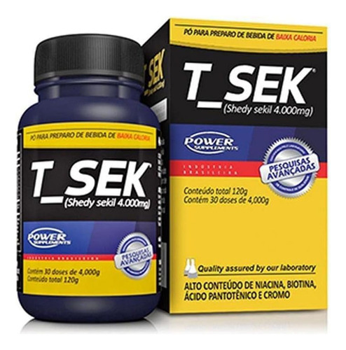 T-sek Suplemento Diurético 100% Original Com Vitaminas Power