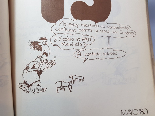 Imagen 10 de 10 de Fontanarrosa Libro Almanaque 1980 Pequeño Doblez Mag 56968