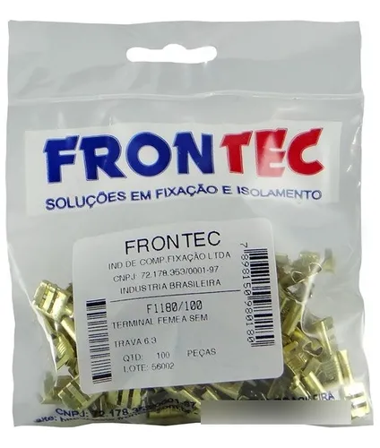 comprar Terminal Bosch De Bronce Hembra 6.3mm, Pack 100 Unidades 