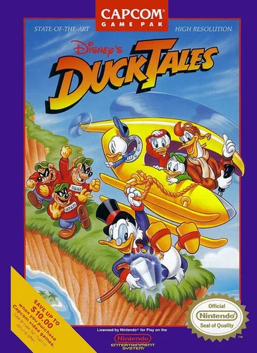 P ster Video Game Nintendo Nes Capcom Disney Duck Tales 1
