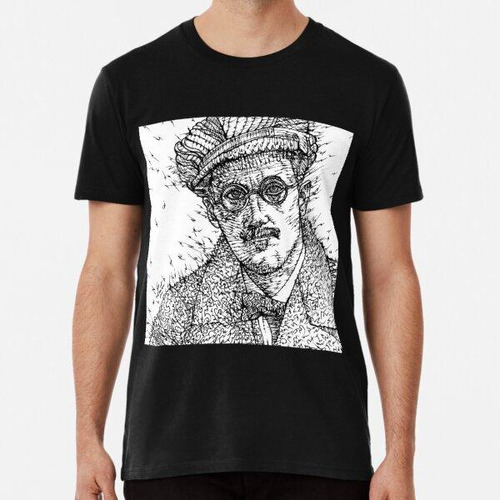 Remera James Joyce - Retrato De Tinta .1 Algodon Premium