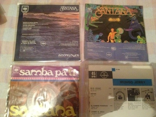 Santana Discos De Vinil Sencillos Originales Precio Por C/u