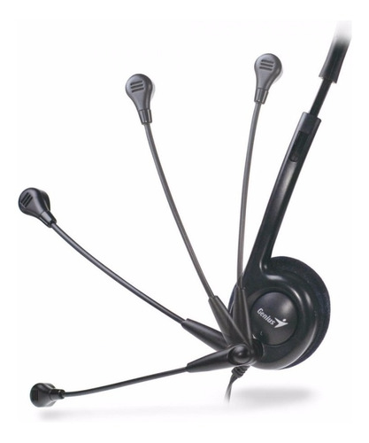 Auriculares gamer Genius HS-200C negro