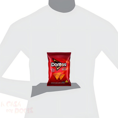 Doritos Queijo Nacho Elma Chips Pequeno Kit 20 Pacotes