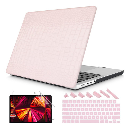 Funda Metron Para Macbook Pro 14 M1 Pro/max +c/tec Pink