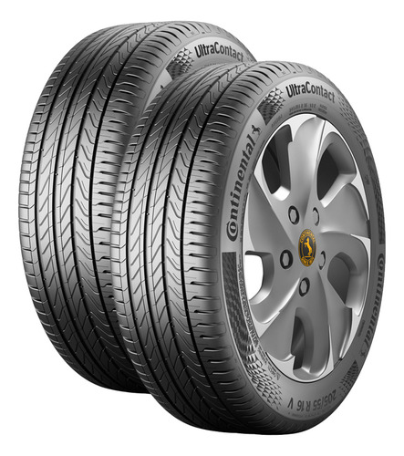 Kit 2 Llantas Continental 185/65r15 Ultracontact 88h