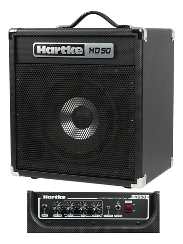 Amplificador Hartke Hd50 De Bajo 1x10 +envio+ Rocker Music