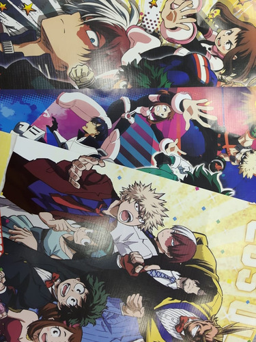 Set 8 Posters Anime My Hero Academy (boku No Hero)