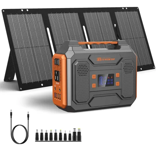 Generador Solar Portátil Zerokor R200 300w Panel | Cuotas sin interés